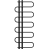 Mexen Kiso bathroom radiator 1250 x 500 mm, 256 W, black - W114-1250-500-00-70