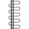 Mexen Kiso decorative bathroom radiator 1250 x 500 mm, 256 W, black - W114-1250-500-00-70