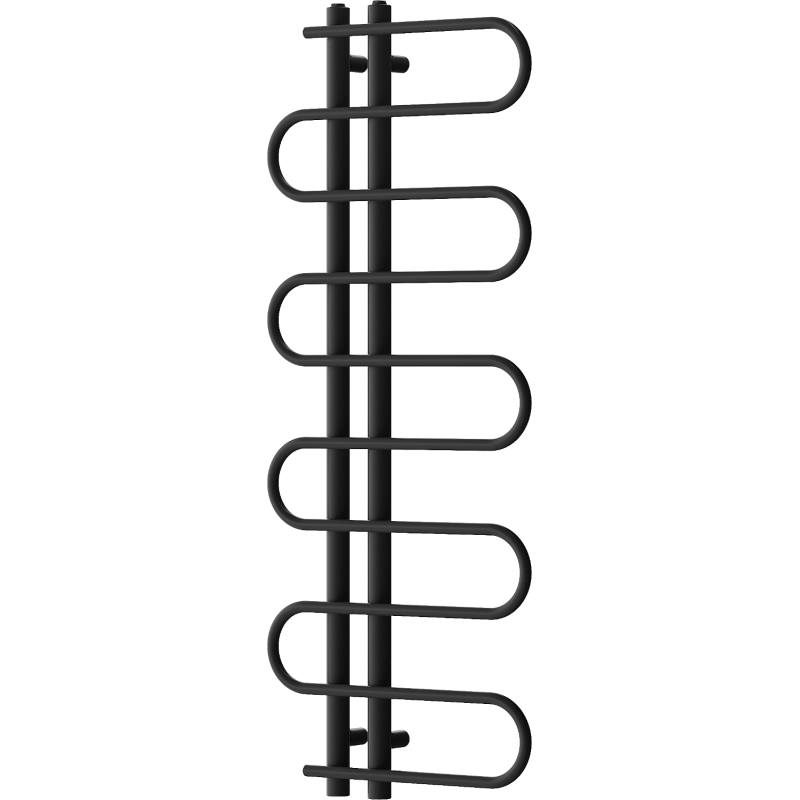 Mexen Kiso decorative bathroom radiator 1250 x 500 mm, 256 W, black - W114-1250-500-00-70