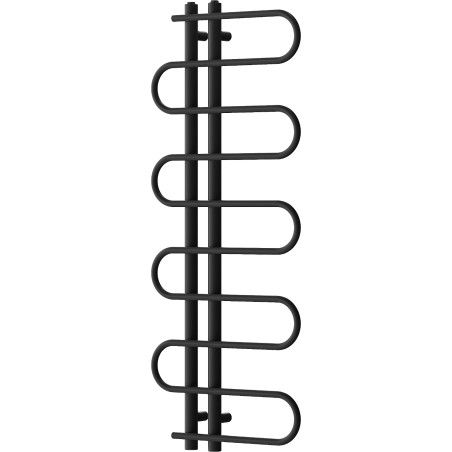 Mexen Kiso decorative bathroom radiator 1250 x 500 mm, 256 W, black - W114-1250-500-00-70