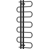Mexen Kiso decorative bathroom radiator 1250 x 500 mm, 256 W, black - W114-1250-500-00-70