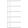 Mexen Jukon decorative bathroom radiator 988 x 500 mm, 461 W, white - W116-0988-500-00-20