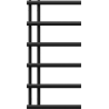 Mexen Jukon bathroom radiator 988 x 500 mm, 461 W, black - W116-0988-500-00-70