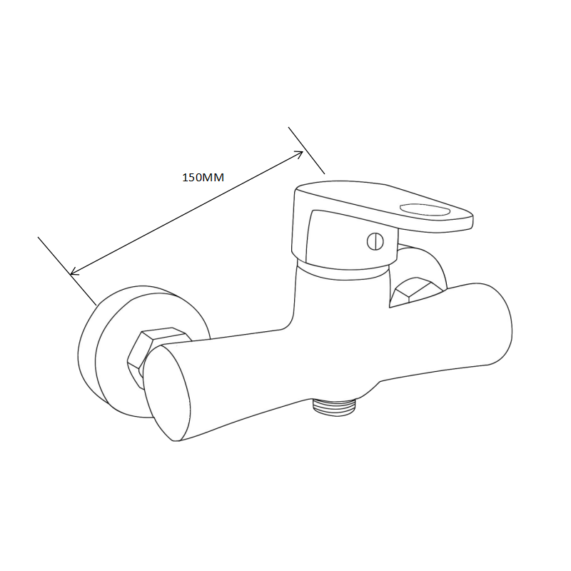 Mexen Kama DS05 shower set, black - 72504DS05-70