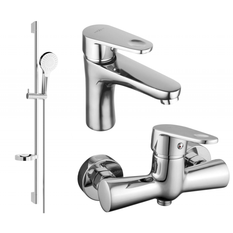 Mexen Kama DS05 shower set, Chrome - 72504DS05-00