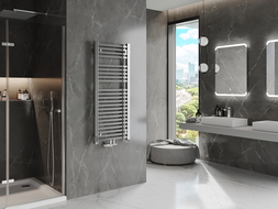 Mexen Pluton bathroom radiator 1200 x 500 mm, 493 W, chrome - W106-1200-500-00-01