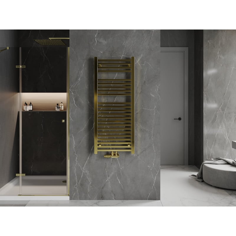 Mexen Pluton bathroom radiator 1200 x 500 mm, 493 W, gold - W106-1200-500-00-50