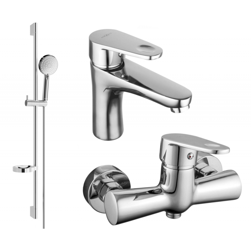 Mexen Kama DS75 shower set, Chrome - 72504DS75-00