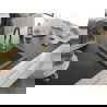 Mexen Vito 1-compartment granite sink with a kitchen mixer tap Aster, Grey - 6503-71-73450-57-B