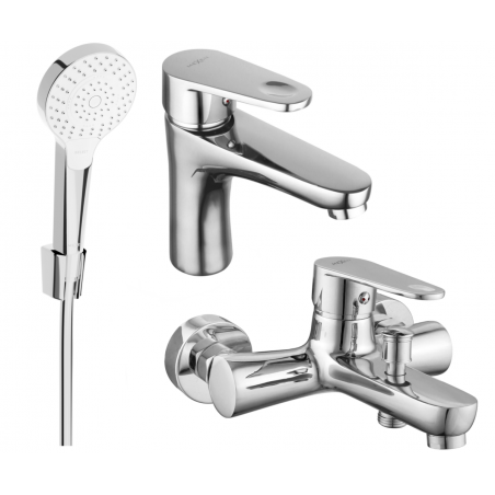 Mexen Kama R05 bathtub set, Chrome - 72503R05-00