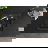 Mexen Vito 1-compartment granite sink with a kitchen mixer tap Aster, Black/Gold metallic- 6503-75-73450-07