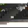 Mexen Vito 1-compartment granite sink with a kitchen mixer tap Aster, Black/Gold metallic- 6503-75-73450-07-B