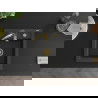 Mexen Vito 1-compartment granite sink with a kitchen mixer tap Aster, spotted black - 6503-76-73450-57-G