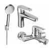 Mexen Kama R75 bath set, chrome - 72503R75-00
