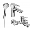 Mexen Kama R75 bathtub set, Chrome - 72503R75-00