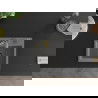 Mexen Milo 1-compartment granite sink with a kitchen mixer tap Aster, Grey - 6505-71-73450-57-B