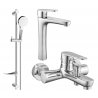 Mexen Kama DF05 bathtub set, Chrome - 72513DF05-00