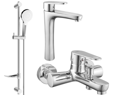 Mexen Kama DF05 bathtub set, Chrome - 72513DF05-00