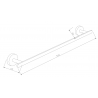 Mexen Loft towel hanger, Chrome - 7012624-00