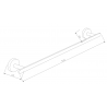 Mexen Loft towel rack, chrome - 7012624-00