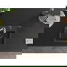 Mexen Milo 1-compartment granite sink with a kitchen mixer tap Aster, spotted black - 6505-76-73450-07-B