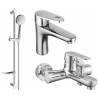 Mexen Kama DF75 Bath Set, Chrome - 72503DF75-00
