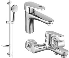 Mexen Kama DF75 bathtub set, Chrome - 72503DF75-00