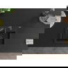 Mexen Milo 1-compartment granite sink with a kitchen mixer tap Aster, Black - 6505-77-73450-70-B