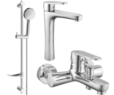 Mexen Kama DF75 bathtub set, Chrome - 72513DF75-00