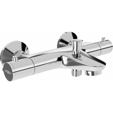 Mexen Nox thermostatic bath faucet, chrome - 77350-00
