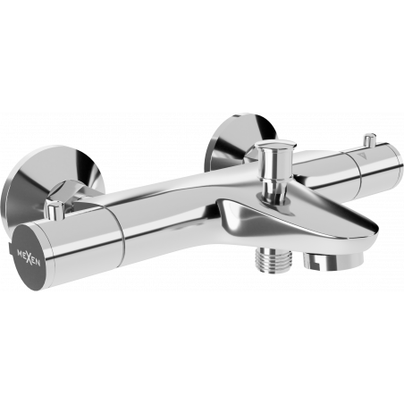 Mexen Nox thermostatic bathtub faucet, chrome - 77350-00
