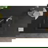 Mexen Enzo 1-compartment granite sink with a drip tray and kitchen mixer tap Aster, Black/Gold metallic - 6506-75-73450-07