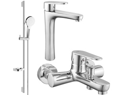 Mexen Kama DS05 bathtub set, Chrome - 72513DS05-00