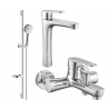 Mexen Kama DS75 bathtub set, Chrome - 72513DS75-00