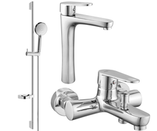 Mexen Kama DS75 bathtub set, Chrome - 72513DS75-00