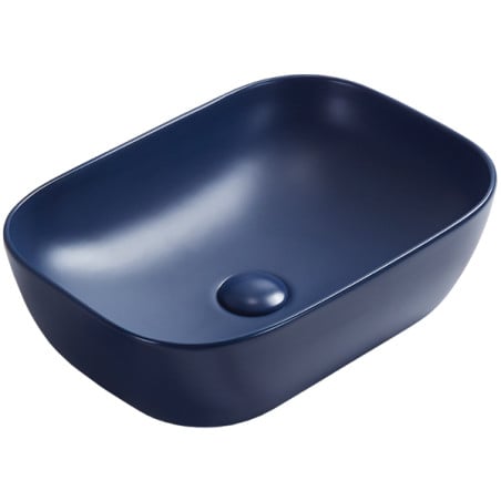 Mexen Rita countertop washbasin 45 x 32 cm, Navy blue matt - 21084542