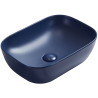Mexen Rita countertop sink 45 x 32 cm, navy blue matte - 21084542