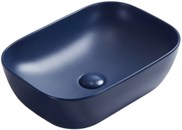 Mexen Rita countertop washbasin 45 x 32 cm, matte navy blue - 21084542