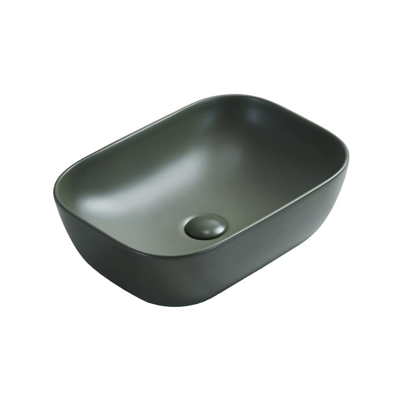 Mexen Rita countertop washbasin 45 x 32 cm, khaki matte - 21084543