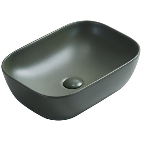 Mexen Rita countertop washbasin 45 x 32 cm, khaki matte - 21084543