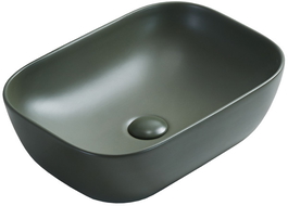 Mexen Rita countertop washbasin 45 x 32 cm, khaki matt - 21084543