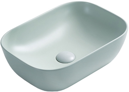Mexen Rita countertop washbasin 45 x 32 cm, matt mint - 21084546