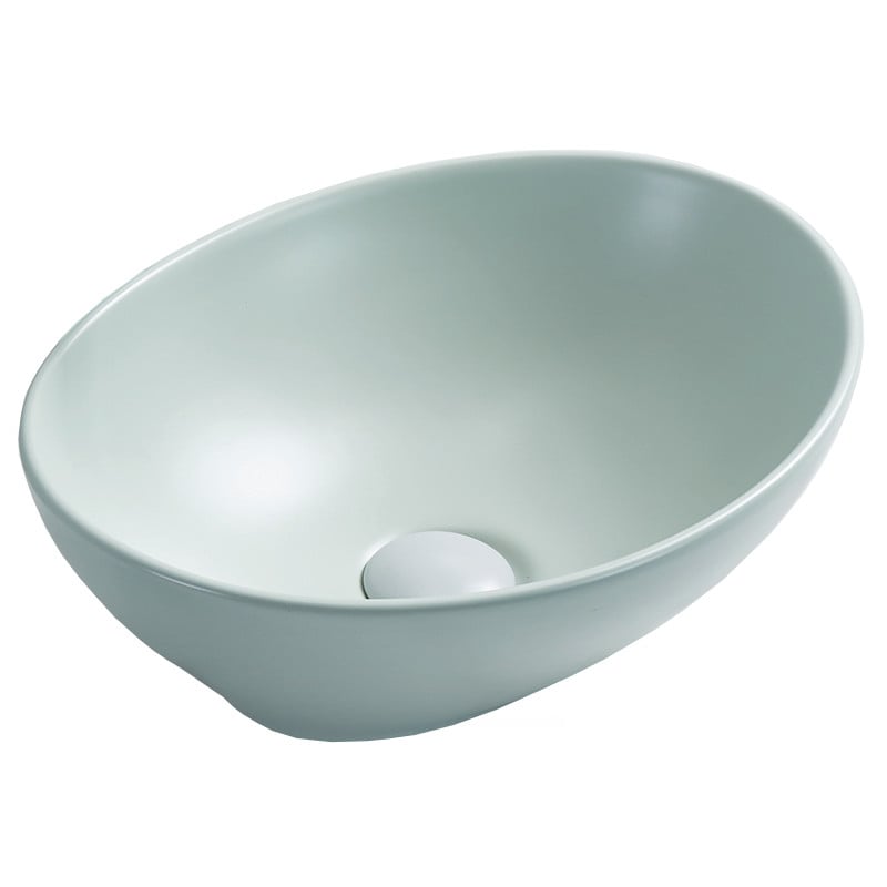 Mexen Elza countertop washbasin 40 x 33 cm, matt mint - 21014046