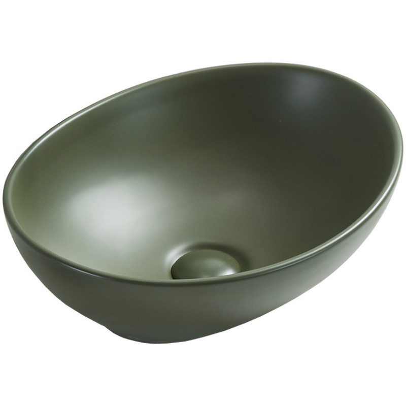 Mexen Elza countertop basin 40 x 33 cm, khaki matt - 21014043