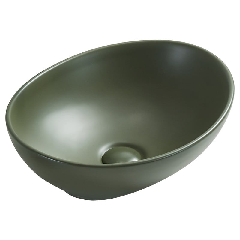 Mexen Elza countertop basin 40 x 33 cm, khaki matte - 21014043