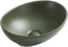 Mexen Elza countertop washbasin 40 x 33 cm, khaki matt - 21014043