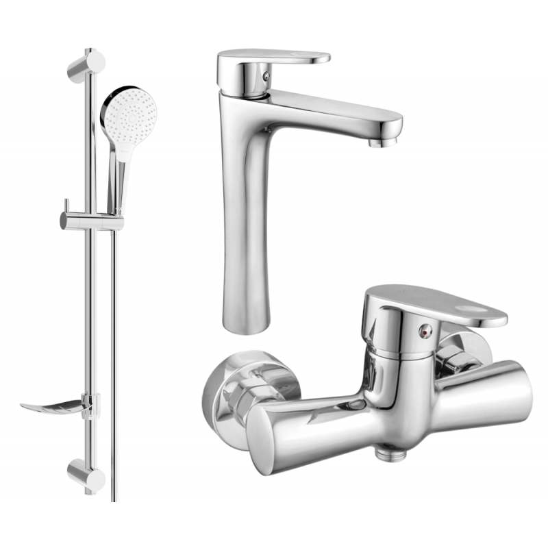 Mexen Kama DF05 shower set, Chrome - 72514DF05-00