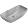 Mexen Klara countertop washbasin 46 x 23 cm, Light grey matt - 21564661