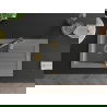 Mexen Pablo 1-compartment granite sink with a drip tray and kitchen mixer tap Aster, Grey - 6510-71-73450-57-G