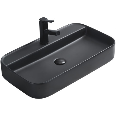 Mexen Sofia countertop washbasin 70 x 40 cm, black matte - 22157085